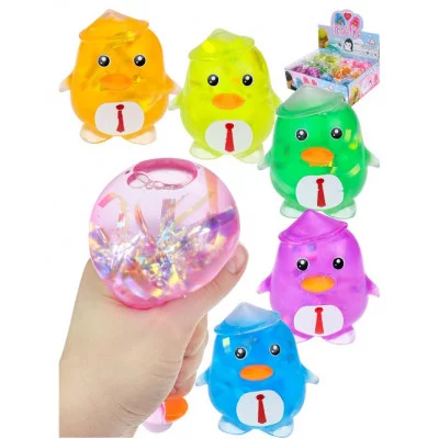 Антистресс-мялка "Пингвинчики" цвет микс, гель 7,5x6,9 cм ИК-9083