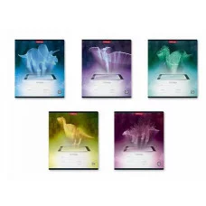 Тетрадь школьная ученическая ErichKrause Digital Dino 24 листа клетка 49227