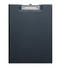 Папка-планшет с зажимом OfficeSpace А4, ПВХ, черный 349963