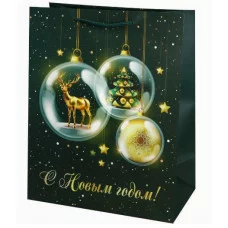 Dream cards Пакет подарочный с мат.лам. 26 4х32 7х13 6 см (L) Символ праздника 190г ППК-2344