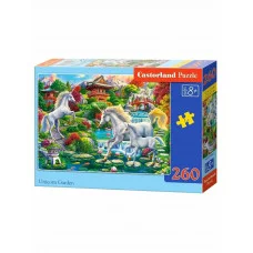 Пазлы Сад единорогов, 260 деталей MIDI Castor Land 7590/B2-27590