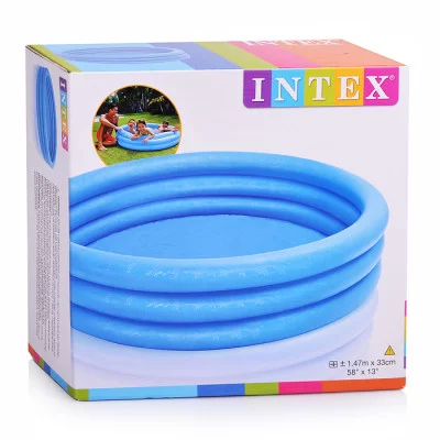 Надувной бассейн "Кристалл" средний 147-33 см от 3 лет 58426