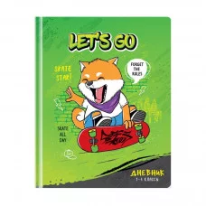 Дневник 1-4 кл. 48л. (твердый) ArtSpace "Скейтбордист", матовая ламинация, выборочный УФ-лак 348524