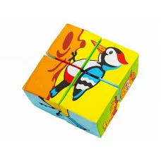 Игрушка кубики Собери картинку Птицы 688