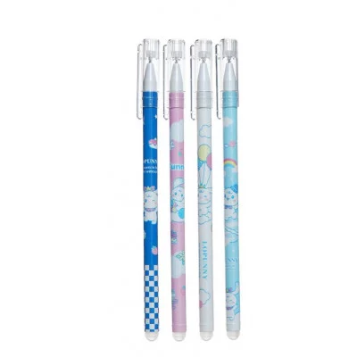 Ручка гелевая СТИРАЕМЫЕ ЧЕРНИЛА, стержень синий, 0.5 мм, корпус Зайчик МИКС 10536923