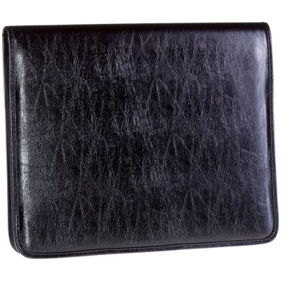 Папка деловая OfficeSpace "Palada" имп. кожзам., на молнии, блокнот Спейс 162175