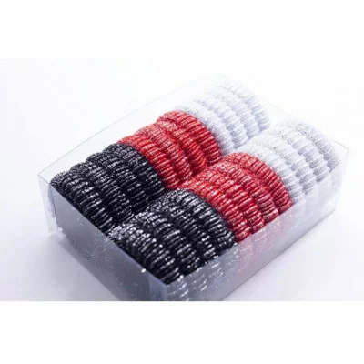 Резинка бесшовная ОК "Люрекс" цветная (цена за 1 шт.) 2000999913511