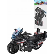 Мотоцикл инерционный, размер 13х6,5х8,5см, пластик, цвет микс ( Арт. МИ-7497)