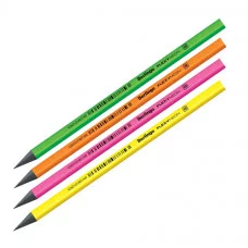 Карандаш ч/г Berlingo "Flexy Neon" HB, заточен., пластиковый, ассорти 255790