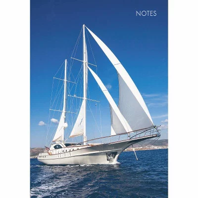 Книга для записей А5 100л "Под парусом"  КанцЭксмо