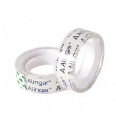 Клейкая лента канцелярская Alingar, 15 мм * 10 м, основа полипропилен, прозрачная AL8963