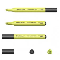 Текстмаркер ErichKrause Visioline V-17 Neon цвет чернил желтый 56700