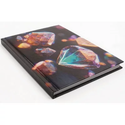 Книга для записей А6 64л "Бриллианты" КанцЭксмо КЗ6644120