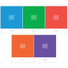 Тетрадь 96л., А5, клетка ArtSpace "Моноколор. Color desing" Спейс 245150