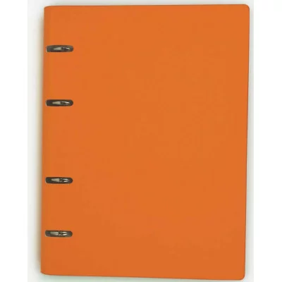 Тетрадь (студ., офис) А5 120л "NEON. Оранжевый" КанцЭксмо ТКИ1205558