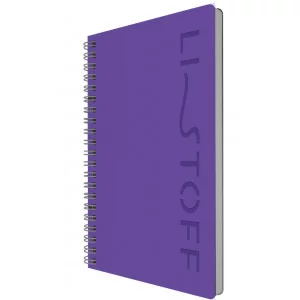 Тетрадь (студ., офис) А6 80л "LISTOFF STYLE. 1" КанцЭксмо ТПЛС680135