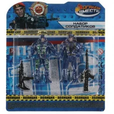 Набор солдатиков ПОЛИЦИЯ блист.16*20*6см ИГРАЕМ ВМЕСТЕ  YG96825-R