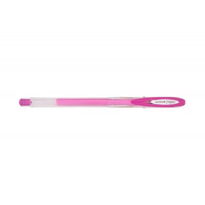 Гелевая ручка ЮНИ UM-120AC, 0,7мм,пастель розовый