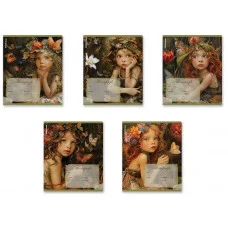 Тетрадь школьная ученическая ErichKrause Forest Fairy 18лист, клетка  63256 018010154-63256