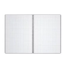 Тетрадь общая с пластиковой обложкой на спирали ErichKrause Go Аhead Black and White А4 80 листов клетка 54122