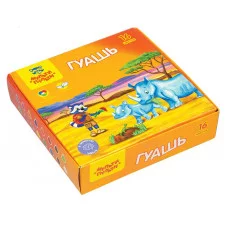 Гуашь Мульти-Пульти "Енот в Африке", 16 цветов, 20мл, картон 255237