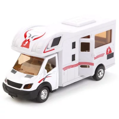 Модель Технопарк металл инерц Дом на колесах 17см 244953