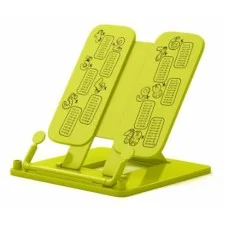 Подставка для книг пластиковая ErichKrause Neon Solid, таблица умножения, желтый 61516