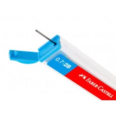 Грифели для механических карандашей Faber-Castell "Polymer", 12шт., 0,7мм, 2B 286028