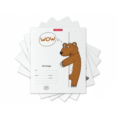 Тетрадь школьная ученическая ErichKrause® Из-за угла, 24 листа, клетка 49223