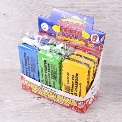 Губка стирательная для доски магнитная 1шт 12 8*6см DV-10500