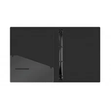 Папка на 4 кольцах Berlingo "Radiance", 24мм, 600мкм, D-кольца, с внутр. карманом, желтый/розовый градиент 299486