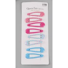 Невидимка для волос "Флора" (набор 8 шт) весна 5см микс 10679928