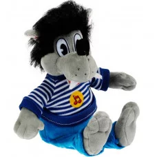 Игрушка мягкая СОЮЗМУЛЬТФИЛЬМ волк "ну, погоди", 20см, муз. чип, в пак V70543-25А