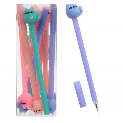 Ручка гелевая-прикол МИКС Котик 4352338