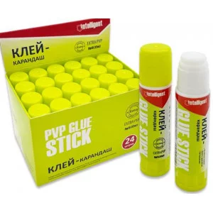 Клей карандаш 15 гр. INTELLIGENT DK-5 "Extra" PVP основа, круглый корпус 333828