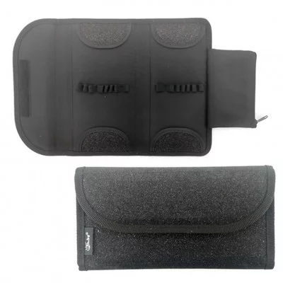 ПМП 41-55 Кож/зам чёрное сияние-пенал коз/зам блеск на липучке, 220х115 мм 60388