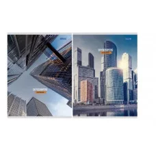 Тетрадь КЛЕТКА 96 л. ГОРОДСКИЕ ПЕЙЗАЖИ-1 (96-8401)цвет.мел.обл. 96-8401