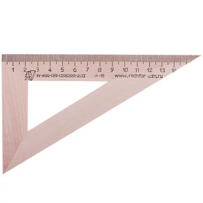 Треугольник 30°, 16см Можга, дерево Красная Звезда 070929