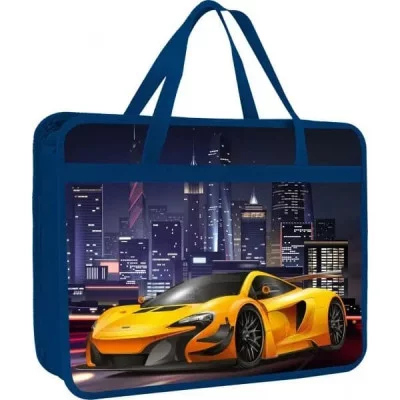 COKB-US2-FLPLA4 Папка пластиковая для тетрадей А4 с ручками. Увелич.глубина. Молния сверху. Colorio COKB-US2-FLPLA4