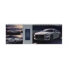 ПЛАНИНГ 56 л. недатир. СТРЕМИТЕЛЬНОЕ АВТО (56-9980) 7БЦ, 105х290, гребень + 5-ая краска серебро 56-9980