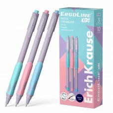 Ручка шариковая ErichKrause ErgoLine® Kids Stick&Grip Pastel 0.5, Super Glide Technology, цвет чернил синий  62037