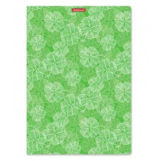 Тетрадь общая ученическая с пластиковой обложкой на скобе ErichKrause Clover, Mixed Reality, А4, 48 листов, клетка 51464