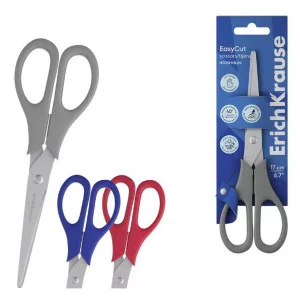 Ножницы для левшей ErichKrause EasyCut, 17 см, ассорти  60838