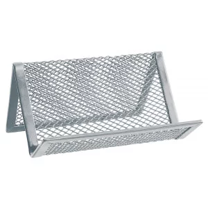 Подставка для визитных карточек STEEL Серебряный Erich Krause 22508