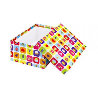 Коробка прямоугольная подарочная 1 шт Вечеринка 21 х 14 х 8 см РазборПП-4517