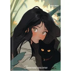ЗАПИСНАЯ КНИЖКА А7 64л. ДЕВУШКА И ПРИРОДА - 1 перепл. 7БЦ, глянц. ламинация 64-8638