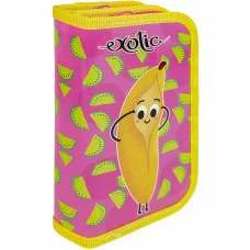 ТМ "Profit" Пенал 2-секц, большой СМЕШНОЙ БАНАН (ПН-7733) 190х105, ламинированный картон