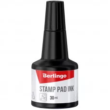 Штемпельная краска Berlingo, 30мл, черная 316199