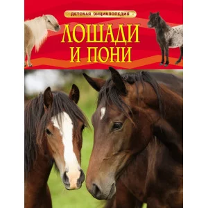 Детская энциклопедия (РОСМЭН) красная 7БЦ Лошади и пони