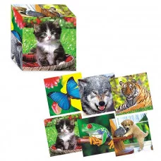 Кубики (4 куб) "Животные №2" 1321